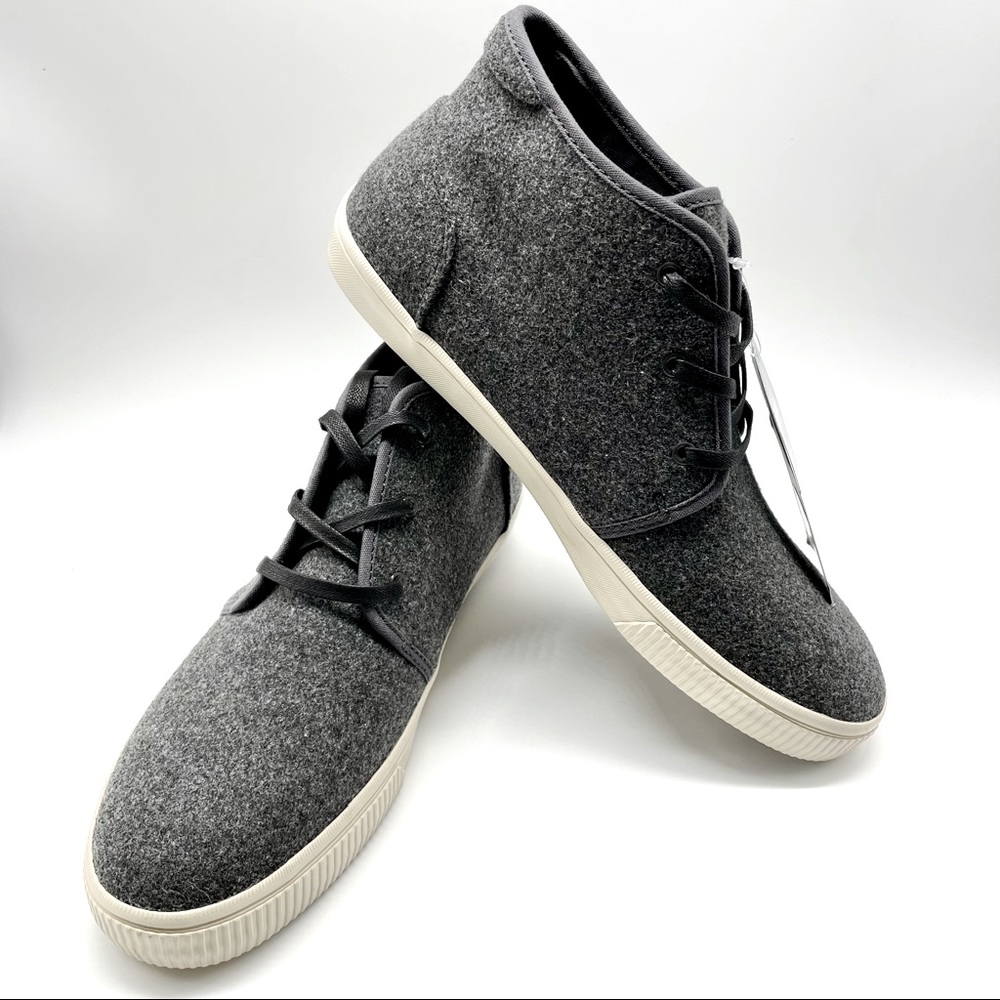 Toms Carlo Mid Top Ortholite Forged Iron Grey Felt